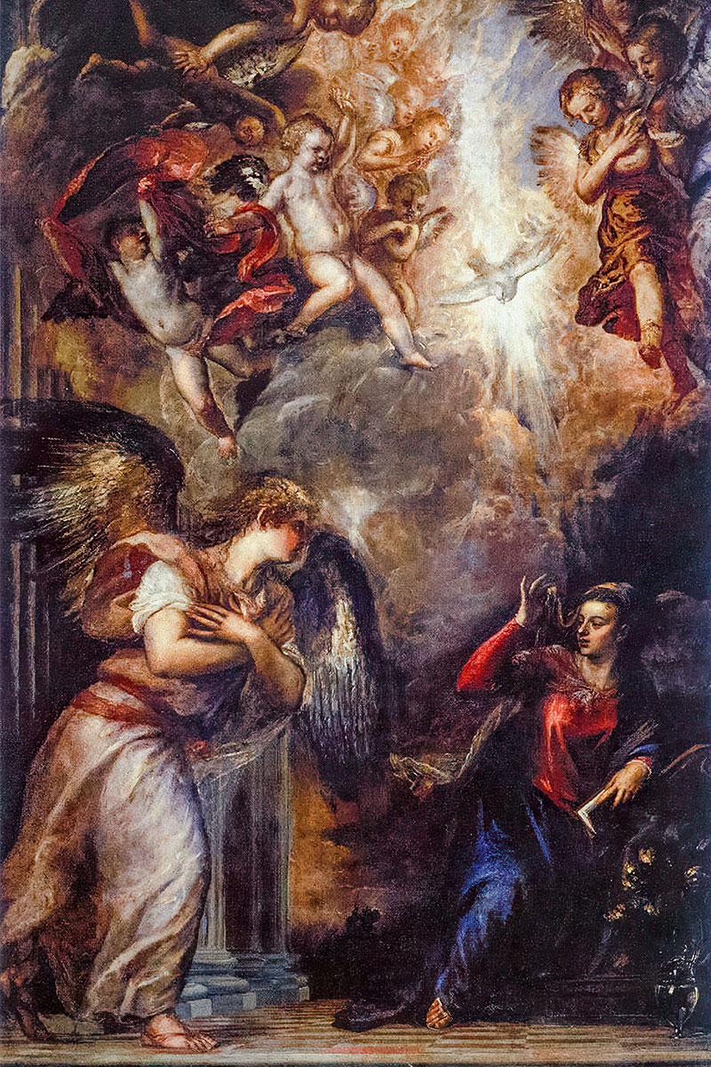 Titian’s Annunciation, Church of San Salvador.