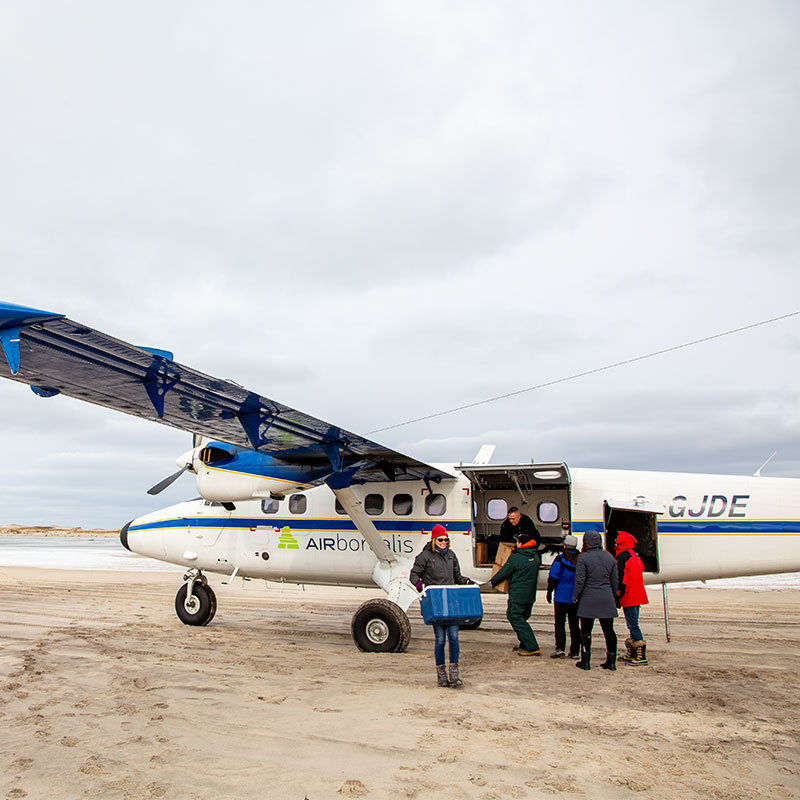 The only way to the island is by land or sea, with permits in advance.