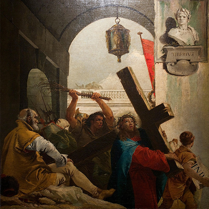 Christ Carrying the Cross by Tiepolo, Church of San Polo.